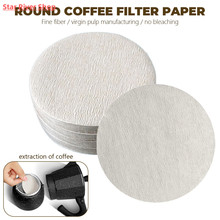 100Pcs Round Coffee Filter Paper 56mm 60mm 68mm For Espresso