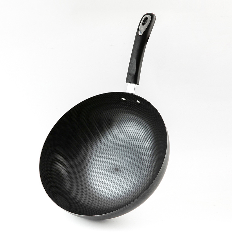 富硒康家用34超晶真不锈铁锅燃气炒菜铁锅电磁炉煤气灶通用