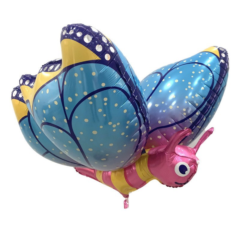 4D Flower Butterfly Dragonfly Insect Series Balloon Bee Snail Beetle Kindergarten Activity Arrangement Aluminum Film Balloon