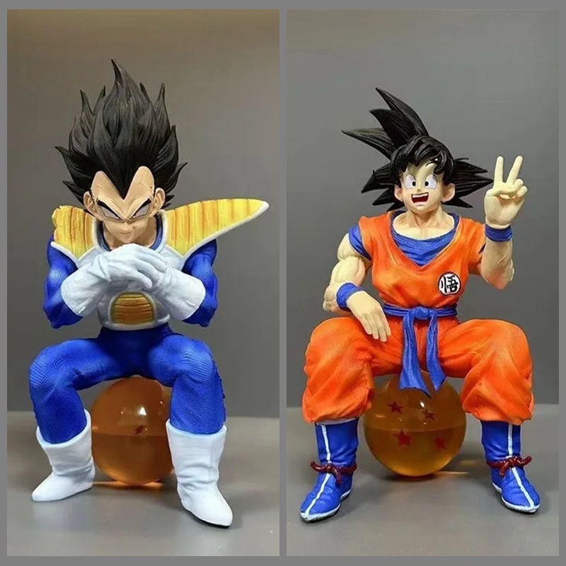 龙珠赛亚人 gk 白洞贝吉塔 孙悟空 坐球 比耶 坐姿摆件盒装手办