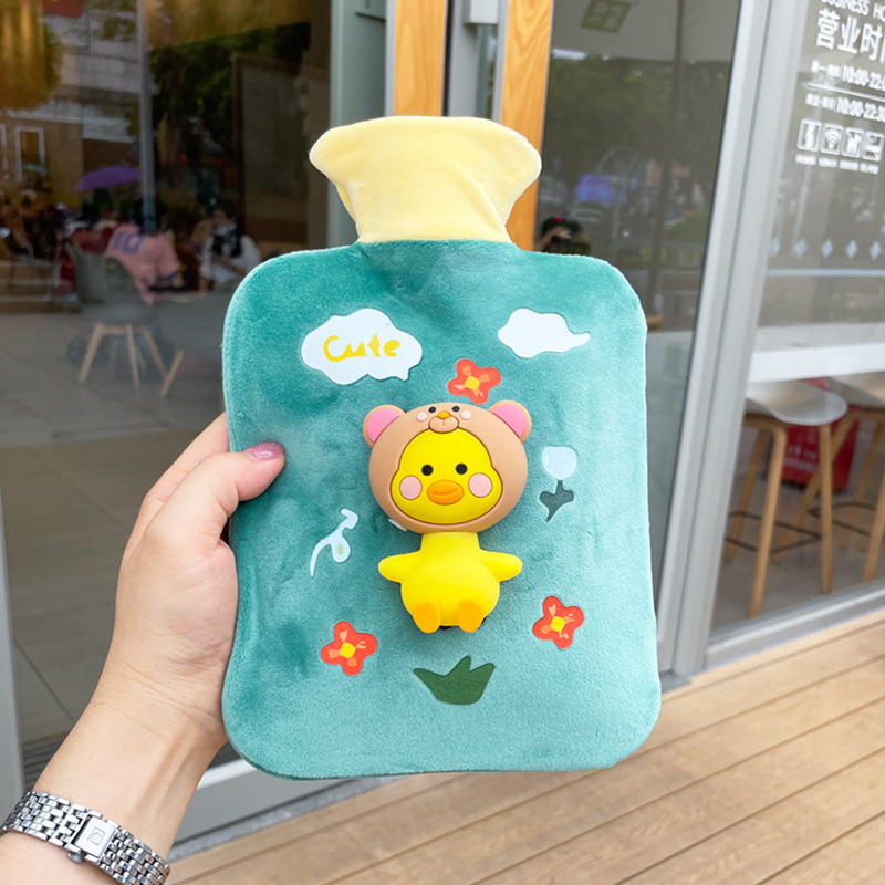 Le Shangxing Creative Chuchu Three-Dimensional Doll Plush Hot Water Bag Children's Students Warm-Keeping Hot Water Bag in Stock