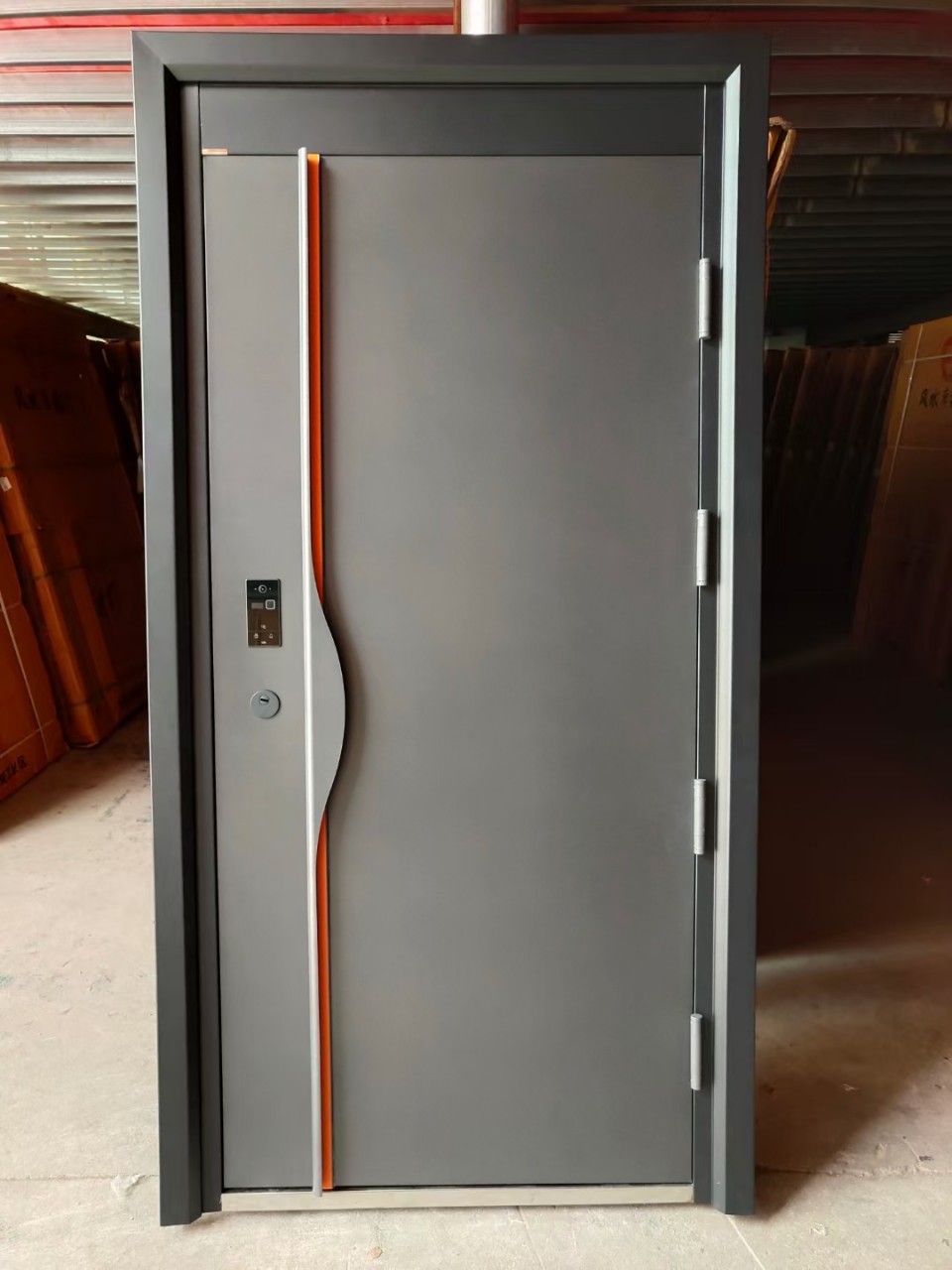 防盗门厂家直销青春版加高安全门带指纹锁进户单门时尚公寓入户门