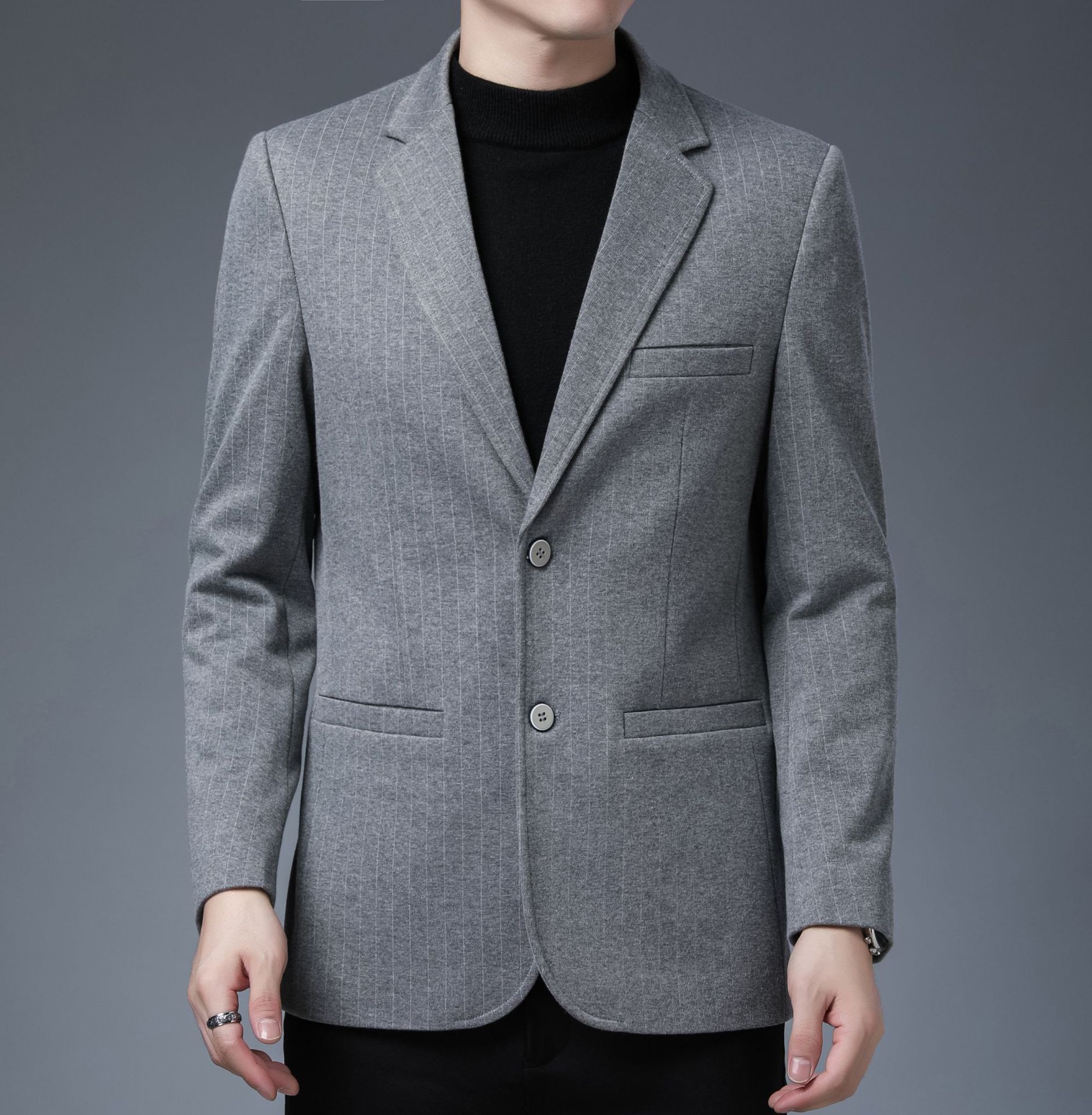 直播电商小红书西装男式婚庆礼服商务结婚男士伴郎春秋职业装