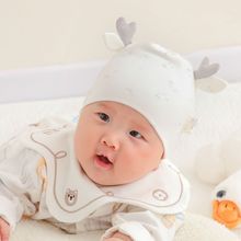 A类用品新生儿帽子婴儿胎帽0-3个月无骨初生护卤帽秋冬新款宝宝帽