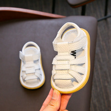 新款夏季女宝宝凉鞋2024男婴儿鞋子透气0-1-3岁小童学步鞋软底
