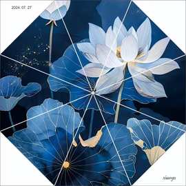 广告伞定制logo 折叠雨伞来图设计定做防紫外线伞黑胶布数码印刷