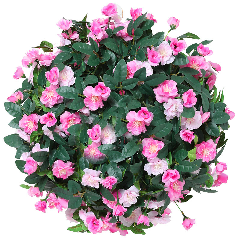 仿真蔷薇花球塑料垂钓草球商场开业吊顶挂饰装饰藤球草球房顶吊花