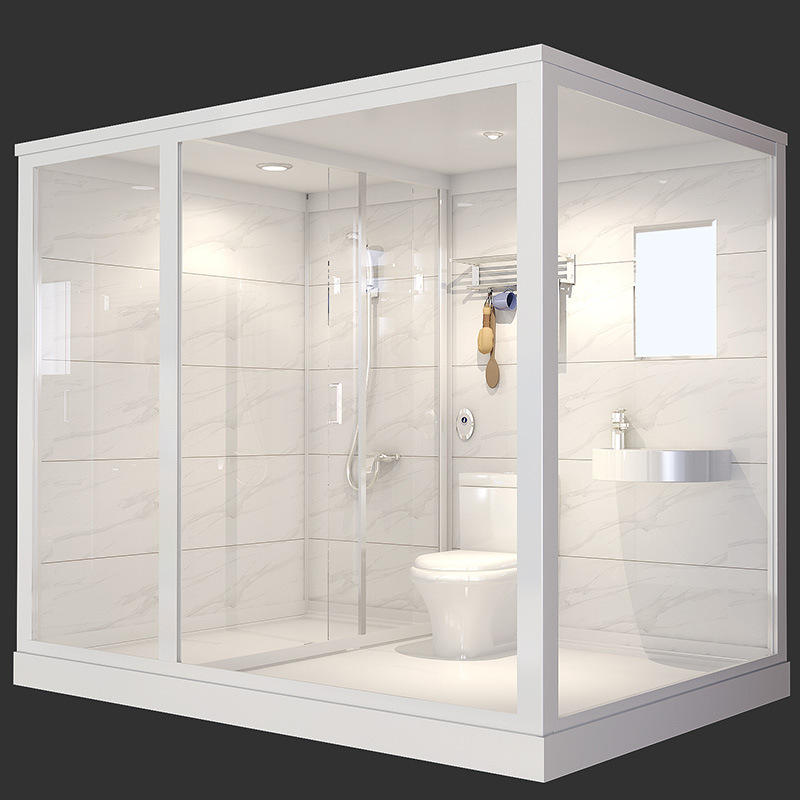 需购 2022夏 诗洛曼淋浴房一字形浴屏整体卫生间干湿分离浴室隔断玻璃