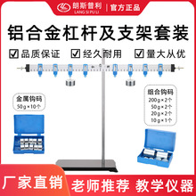 铝合金杠杆及支架套装挂钩杠杆平衡原理演示教学仪器物理实验厂家