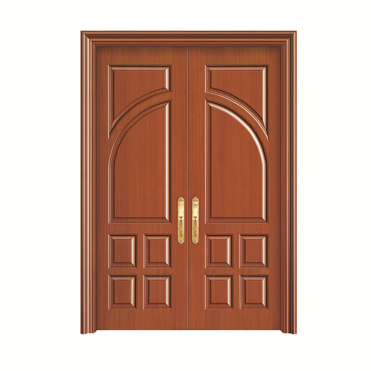 中式仿古大门实木别墅茶楼庭院大门 乡村民宿双开大门原木进户门