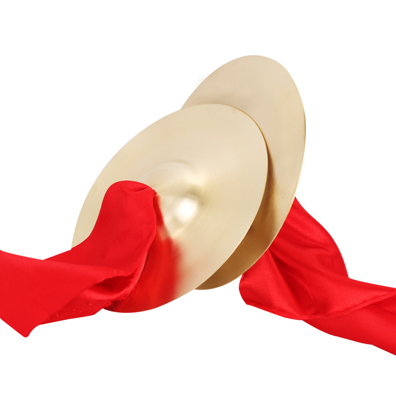 包邮奥尔夫打击乐器纯铜响铜镲小镲京镲京钹三句半锣鼓道具玩具