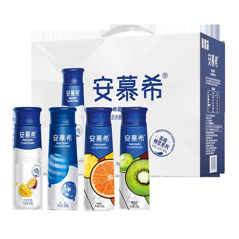 9月日期 安慕希酸奶205g*12盒/提安慕希酸奶整箱批发安慕希酸牛奶