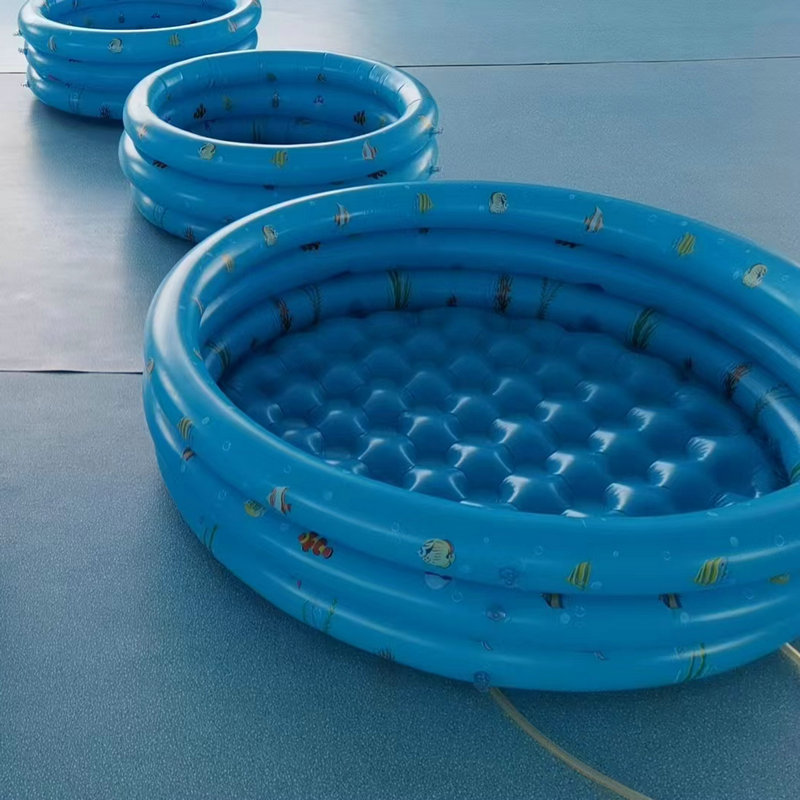 厂家供应加厚pvc充气环形水池家用婴幼儿童宝宝游泳池海洋球池