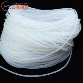 直径1-20mm白色实心硅胶条 批发缓冲防水油密封实心硅胶软条批发