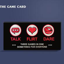 全英文版 talk flirt dare 三场比赛合一游戏 浪漫 谈话游戏卡牌