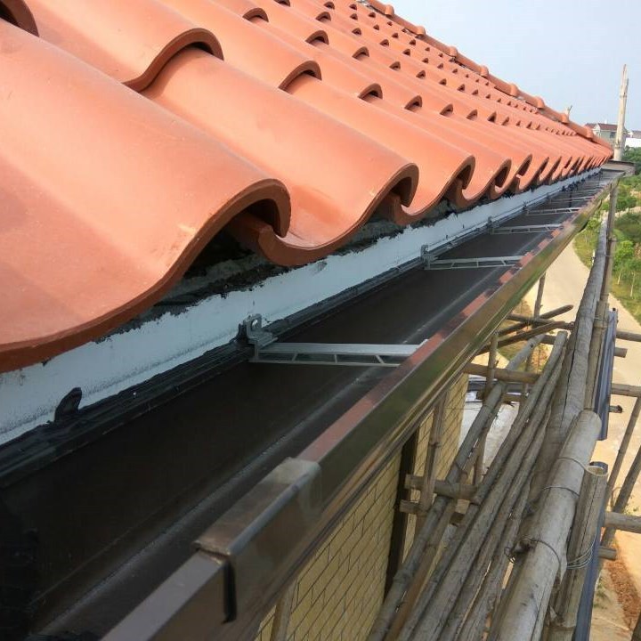 5英寸2.0mm天沟檐沟雨雨水槽别墅屋檐雨水槽铝合金雨水管