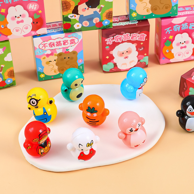 创意不倒翁盲盒幼儿园儿童礼物积分兑换礼品小学生拆拆乐玩具奖品