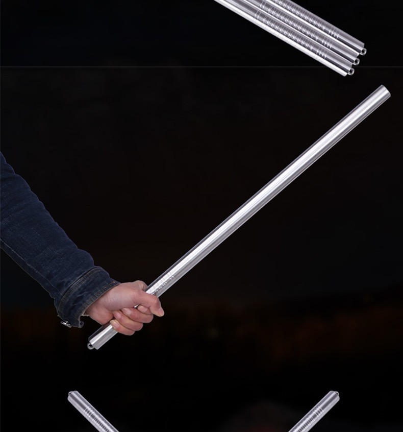 武术短棍不锈钢魔杖棍子车载短棍防身表演练习安全格斗武术棍