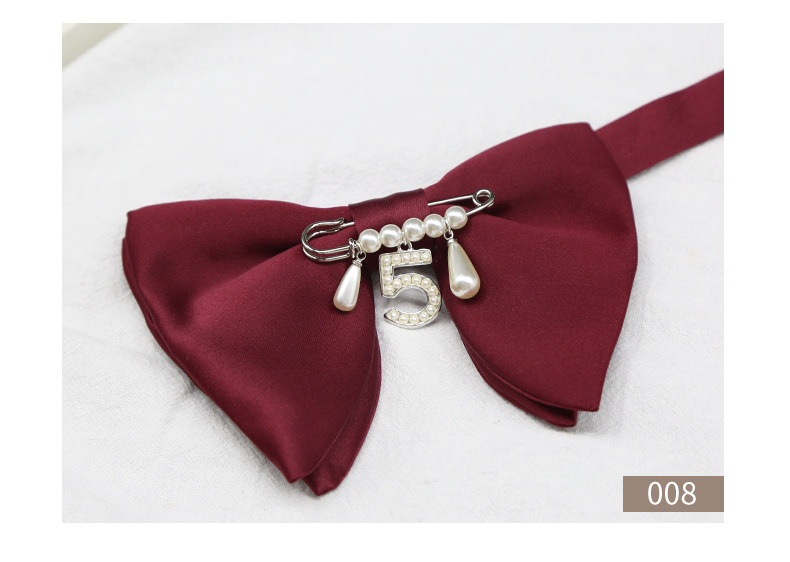 男士牛角领结质感优雅时尚结婚新郎牛角宽大造型蝴蝶结嵊州厂家