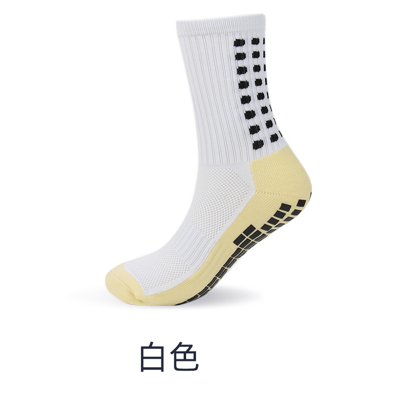 Men's and Women's Football Socks Dispensing Non-Slip Mid-Calf Socks Towel Bottom Cross-Border Amazon Running Sports Socks