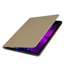 适用苹果iPad Pro 12.9(2021) 荔枝纹真皮防摔支撑平板电脑保护套