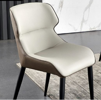 Dining Chair Household Light Luxury Iron Armchair Modern Minimalist Dining Table and Chair Hotel Stool Factory Wholesale Furniture: Chair