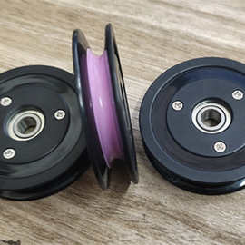 1005组合过线轮导轮陶瓷塑胶过丝导线轮电线纺织张力放线架