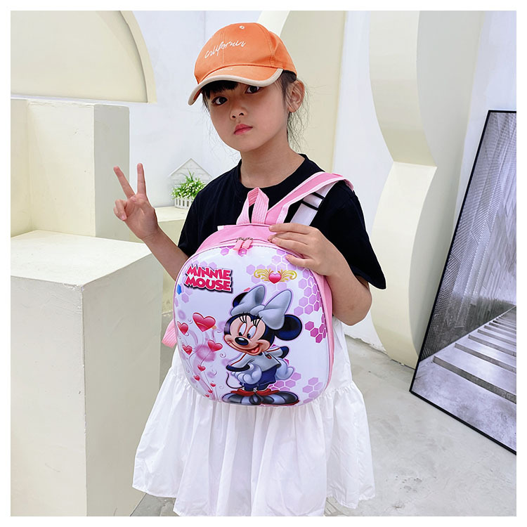 Autumn and Winter New Hard Shell 2-5 Years Old Snow White Children's Schoolbag Kindergarten Small Class Boy Baby Girl Cartoon Back