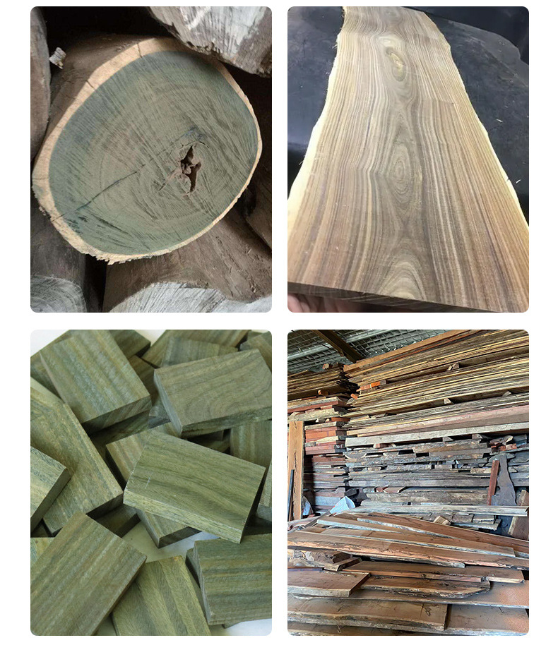 正宗阿根延绿檀原木料绿檀方料玉檀香木料板材diy佛珠手串珠子料