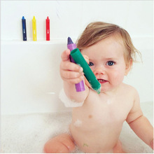 厂家直销浴室蜡笔6色套装可水洗蜡笔儿童蜡笔可水洗跨境热卖