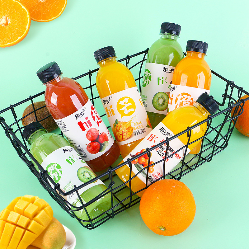 新鲜果味饮料整箱360ML小瓶装网红高颜值真果汁饮品批发水果整箱