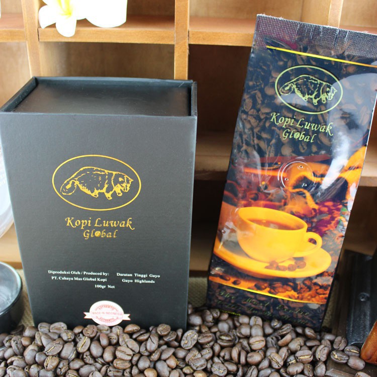 印尼麝香猫屎咖啡豆/粉阿拉比卡曼特宁礼盒原装进口luwak猫屎咖啡