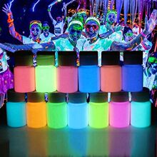 8 Colors Super Bright Luminous Epoxy Resin Pigment Glow in T