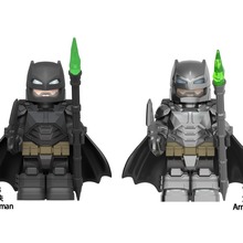 外贸专供WM2388-A拼装玩具 超级英雄系列WM2388重装蝙蝠侠人仔积