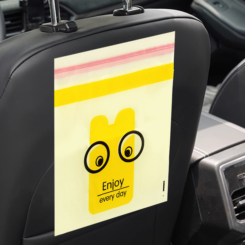 Car Car Trash Bag Trash Can Adhesive Creative Cute Portable Storage for Car Interior Disposable Clean Bag