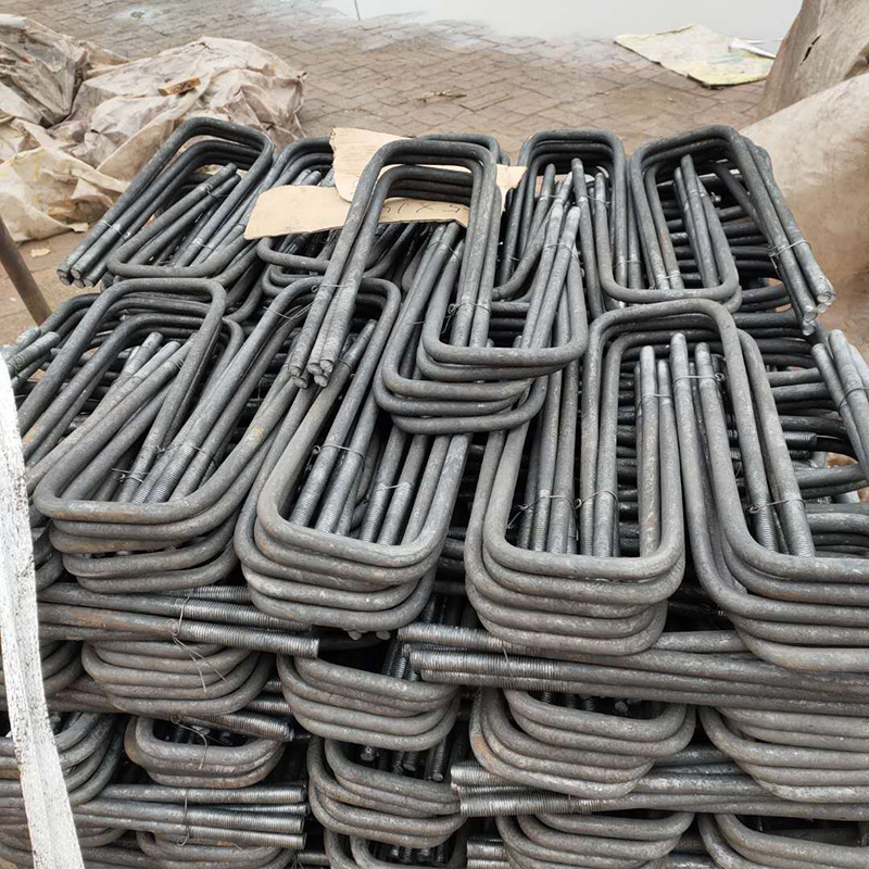 u型螺栓 预埋件厂家供应抱箍卡扣u型丝螺栓悬挑架预埋件u型丝螺丝