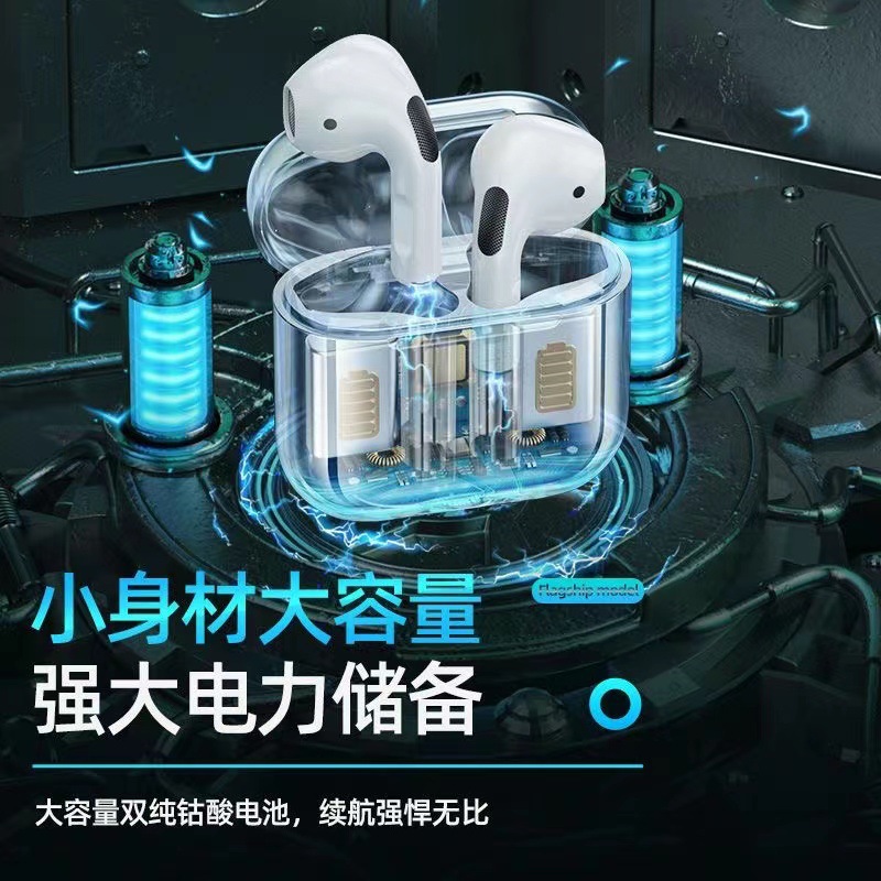 境外pro4代蓝牙耳机无线高音质运动迷你款入耳式超长听歌安卓通用