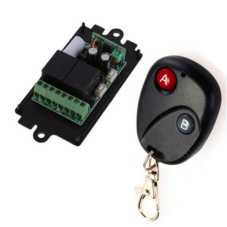 dc12伏两路遥控开关/独立2路继电器/点动自锁互锁可调  别克遥控