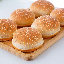 汉堡胚面包新鲜营养早餐商用汉堡面包材料家庭商用源工厂一件批发