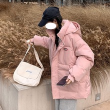 2022冬季新款棉服外套女学生大码宽松棉袄面包服韩版小个子棉衣