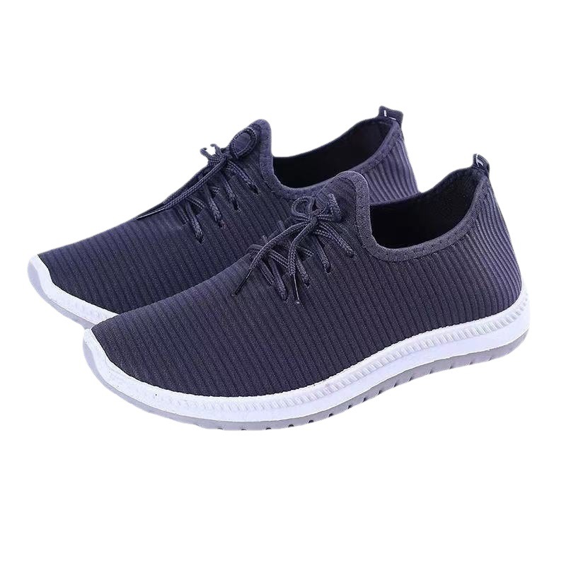 Foreign Trade Wholesale 2023 Walking Shoes Men and Women Spring and Autumn Middle-Aged and Elderly Slip-on Casual Shoes Non-Slip Dad Shoes for the Old