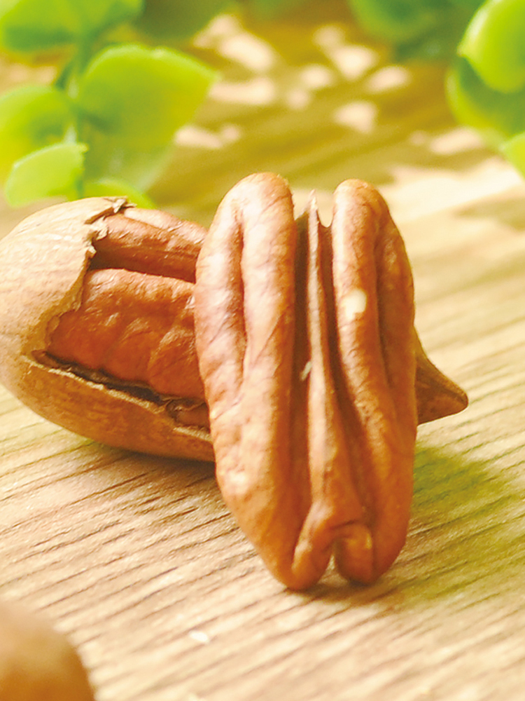 甜甜家 零食特产坚果干果山核桃奶油味原味碧根果长寿果500g袋装