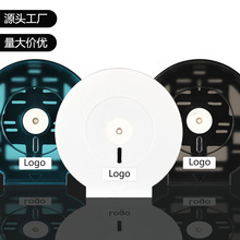 欧保圆形纸巾盒大盘纸筒厕所卷纸架卫生间酒店宾馆壁挂式大卷纸盒