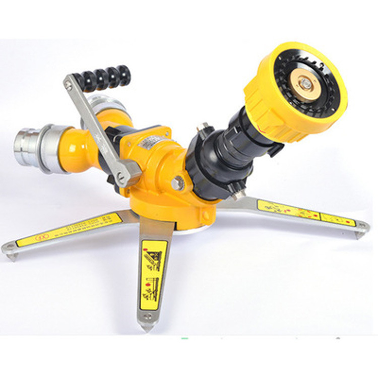 可调节消防冲击炮psy20双口攻击炮移动消防炮 比武训练器材