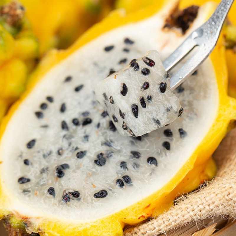 海南麒麟果黄色火龙果麒麟燕窝果新鲜黄龙果4斤空运 【一件起拍