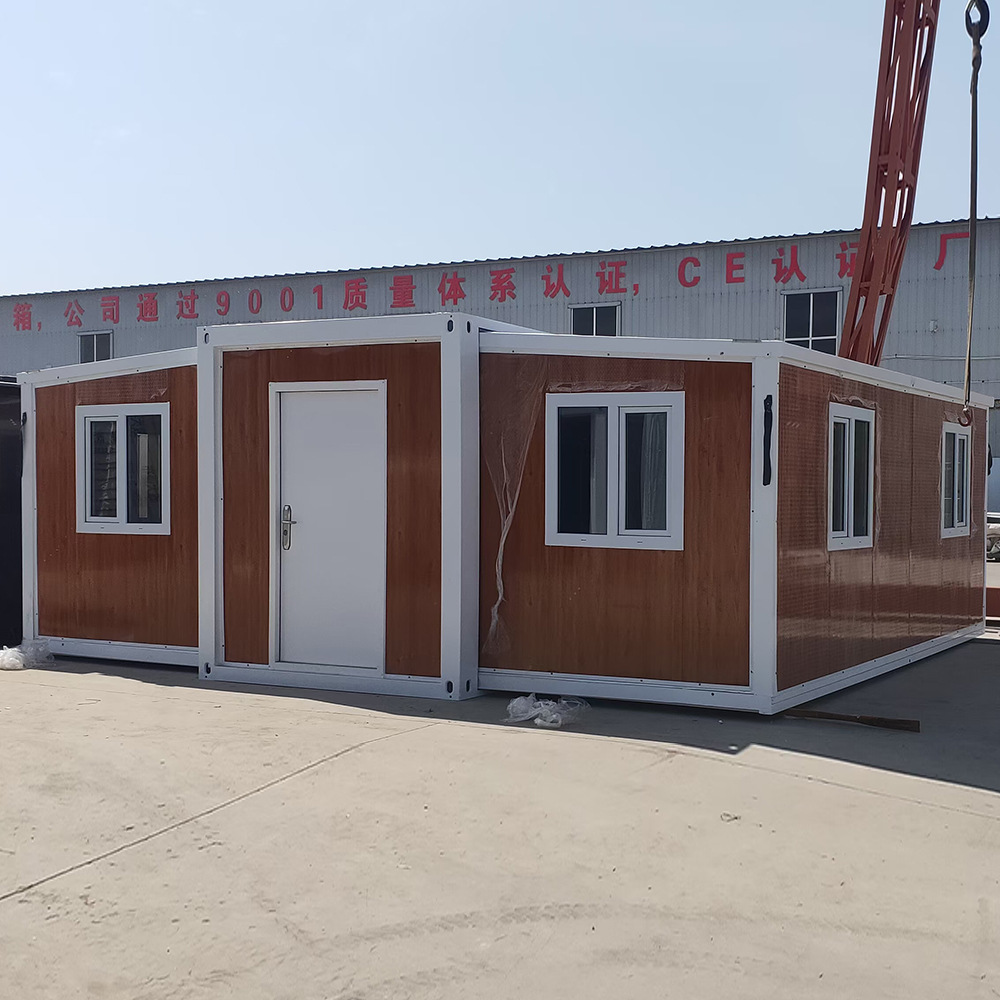 双翼折叠拓展集装箱房可移动户外折叠三合一外贸临时住人集成房