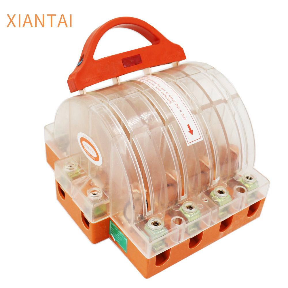 厂用4p225双投闸刀 rpshk11家用闸刀开关 透明带指示灯225a刀闸