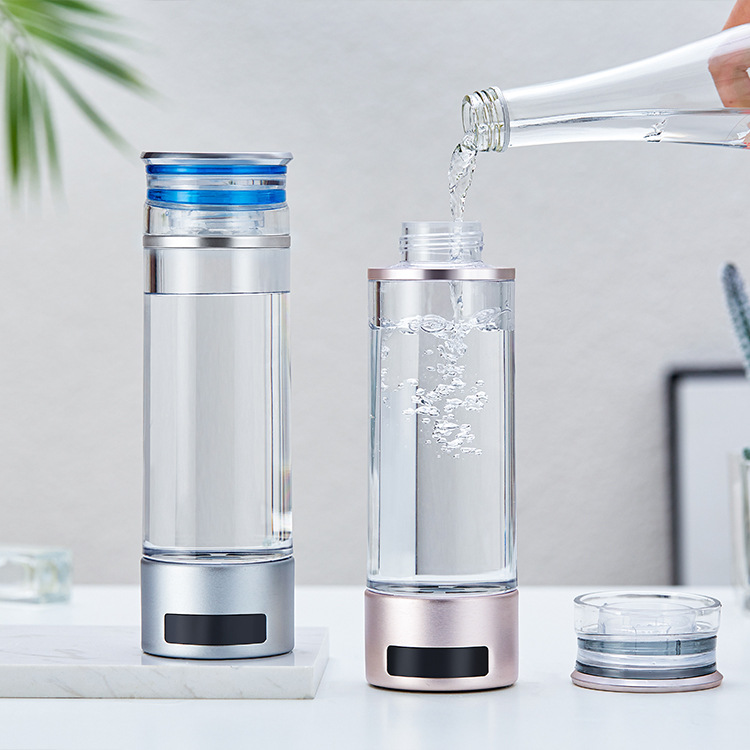 高浓度超饱和低频共振量子可吸氢水电解制氢发生器富氢水素水杯