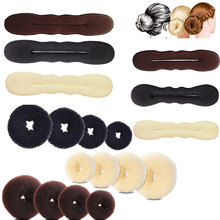 海棉条盘发器卷发器发饰头发造型工具编发丸子头甜甜圈单个散装