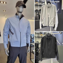 24新款韩国高尔夫服装男款春秋风衣外套防风时尚长袖拉链上衣休闲